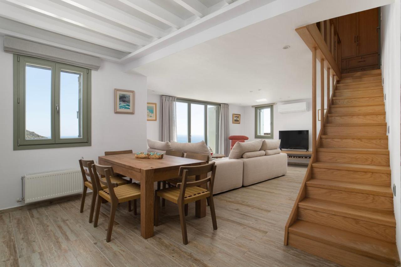 Acron Andros - Luxury Villa With Private Pool Korthio Exterior foto